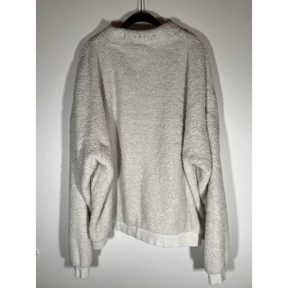 YoungLA polar teddy fleece pullover jacket gold zipper logo XXL streetwear - Picture 3 of 12